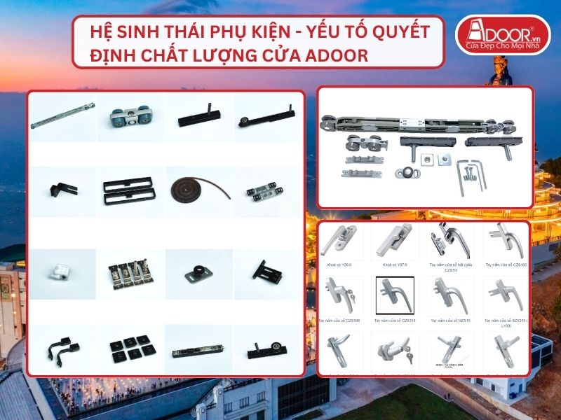 Hệ Sinh Thái Phụ Kiện - Yếu Tố Quyết Định Chất Lượng Cửa Adoor Tại Tây Ninh