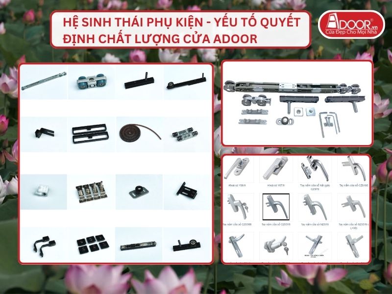 Hệ Sinh Thái Phụ Kiện - Yếu Tố Quyết Định Chất Lượng Cửa Adoor Tại Thái Bình