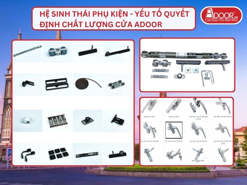 Hệ Sinh Thái Phụ Kiện - Yếu Tố Quyết Định Chất Lượng Cửa Adoor Tại Thuận An
