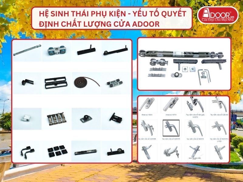 Hệ Sinh Thái Phụ Kiện - Yếu Tố Quyết Định Chất Lượng Cửa Adoor Tại Vị Thanh