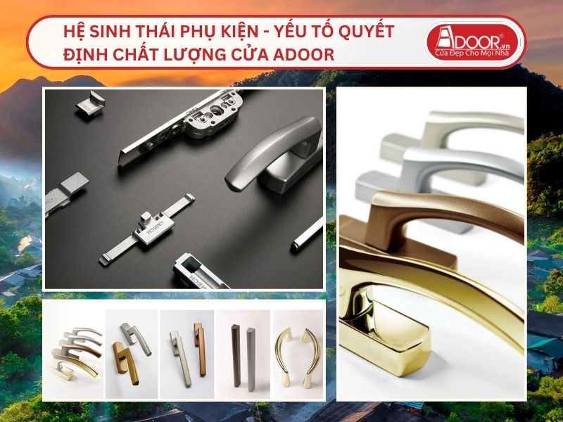 Hệ Sinh Thái Phụ Kiện - Yếu Tố Quyết Định Chất Lượng Cửa Adoor Tại Vinh