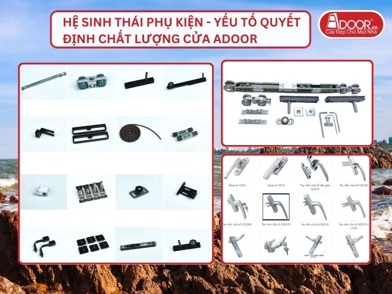 Hệ Sinh Thái Phụ Kiện - Yếu Tố Quyết Định Chất Lượng Cửa Adoor Tại Vinh