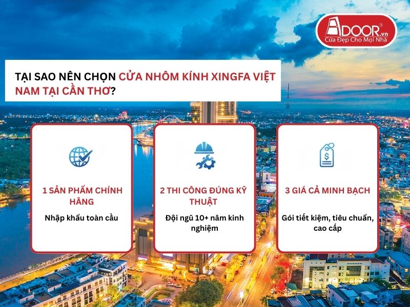 Lợi thế vượt trội của Adoor mang lại cho khách hàng Cần Thơ