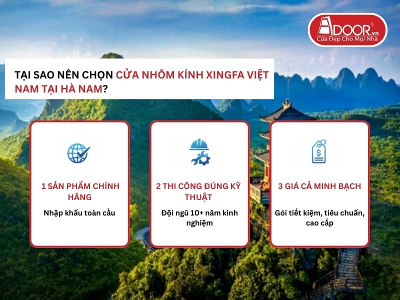 Lợi thế vượt trội của Adoor mang lại cho khách hàng Hà Nam
