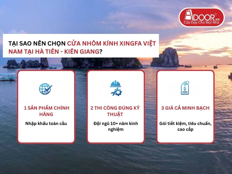 Lợi thế vượt trội của Adoor mang lại cho khách hàng Hà Tiên
