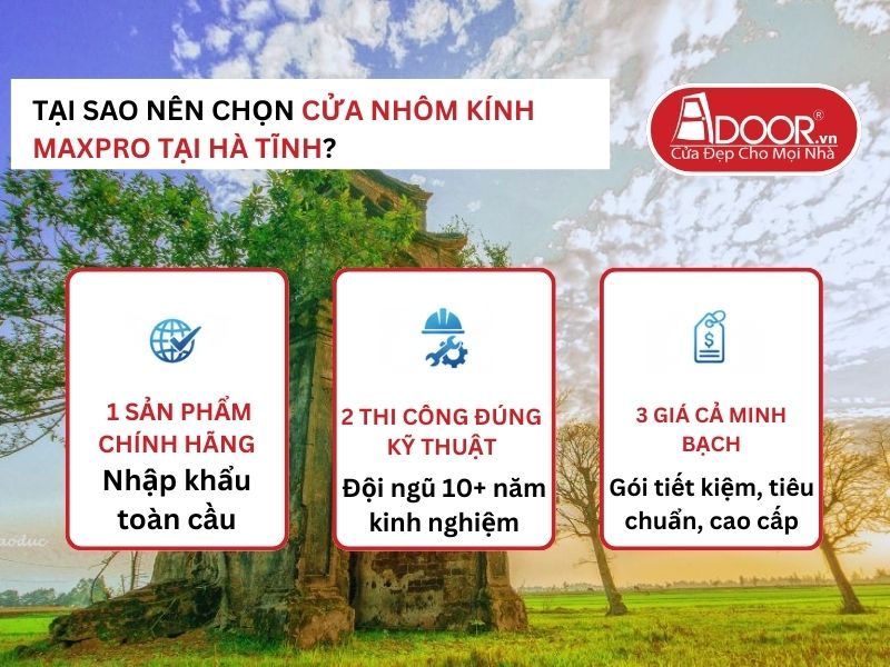 Lợi thế vượt trội của Adoor mang lại cho khách hàng Hà Tĩnh
