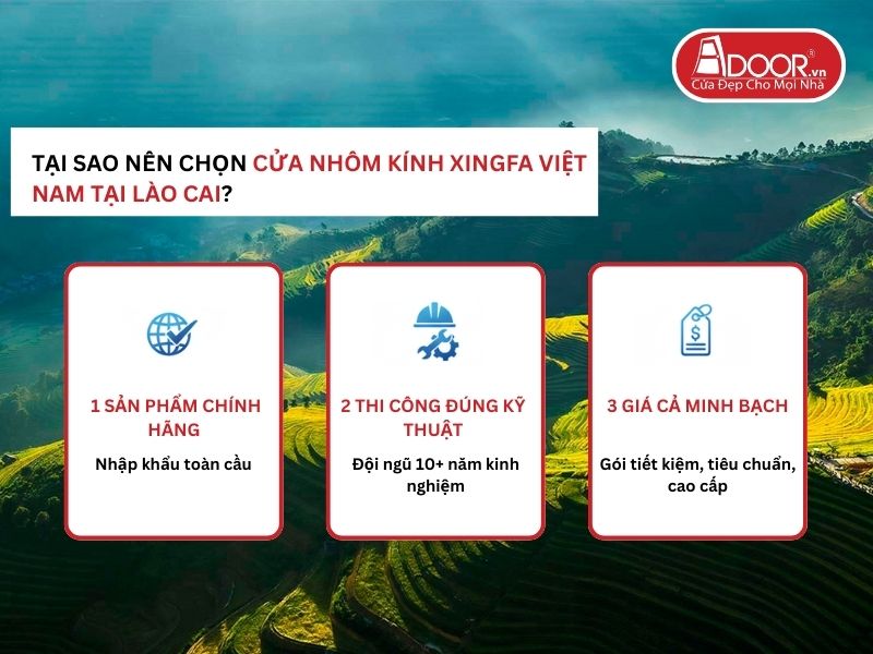 Lợi thế vượt trội của Adoor mang lại cho khách hàng Lào Cai