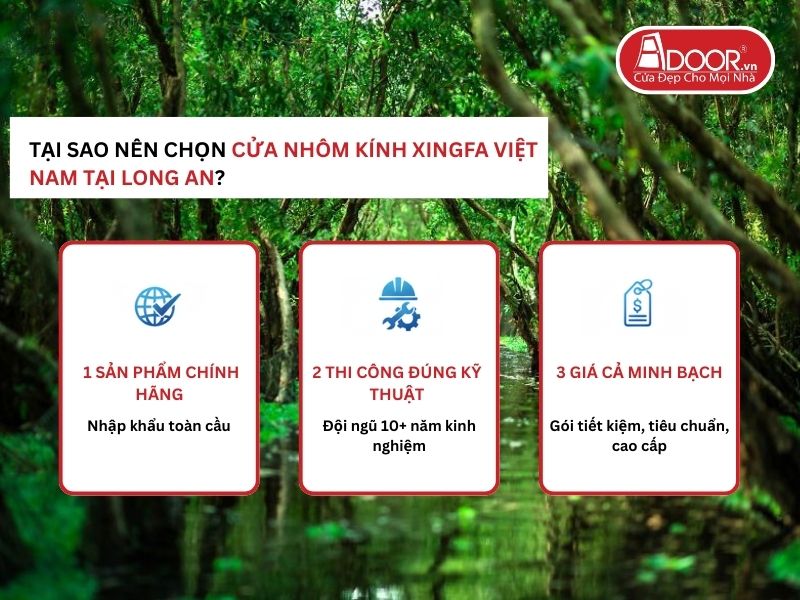 Lợi thế vượt trội của Adoor mang lại cho khách hàng Long An
