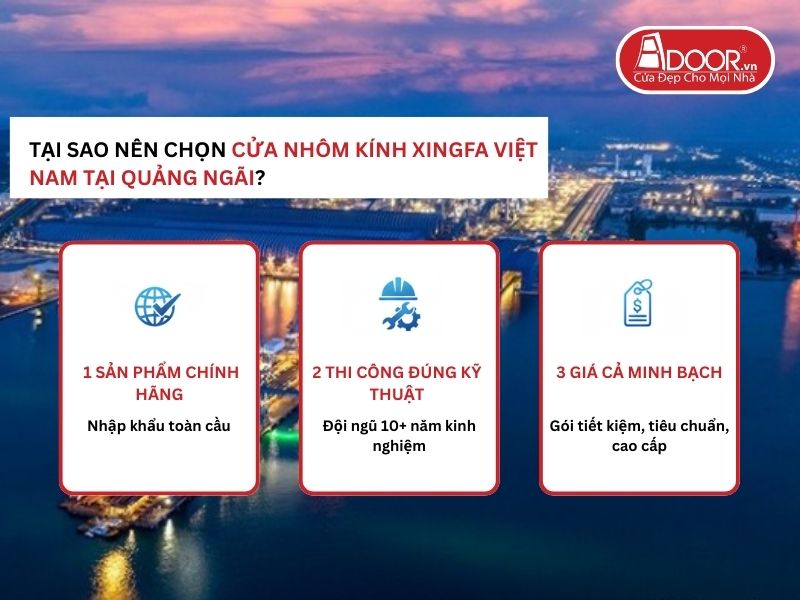 Lợi thế vượt trội của Adoor mang lại cho khách hàng Quảng Ngãi