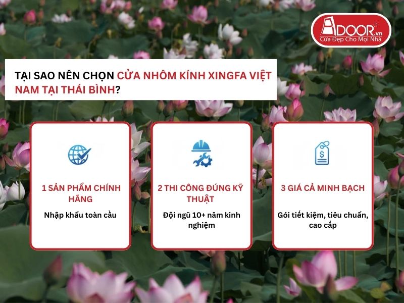 Lợi thế vượt trội của Adoor mang lại cho khách hàng Thái Bình