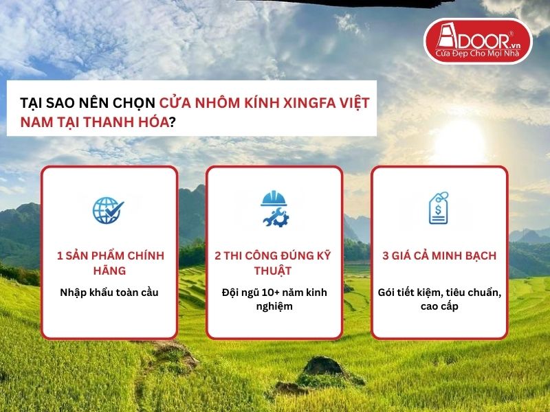 Lợi thế vượt trội của Adoor mang lại cho khách hàng Thanh Hóa