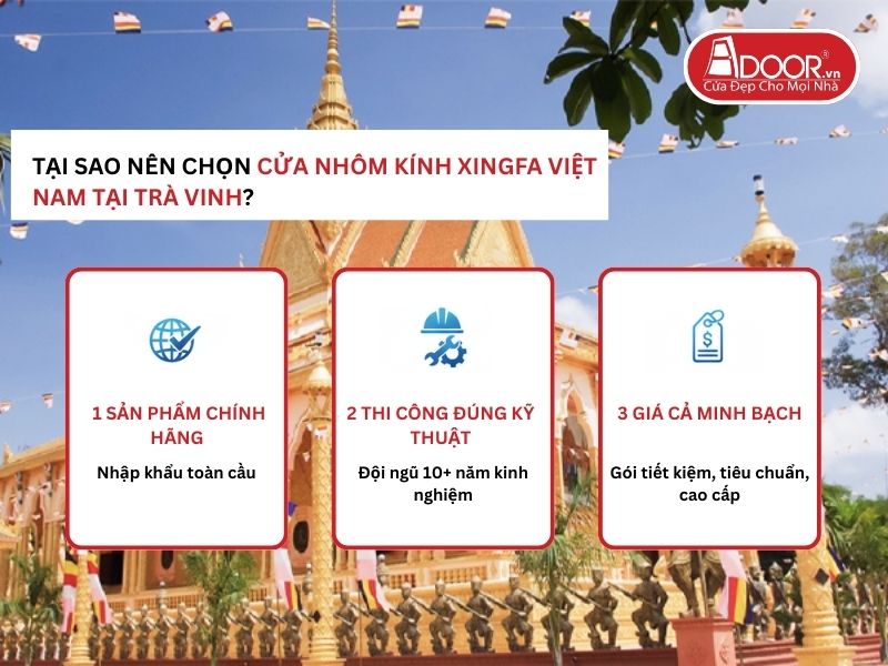 Lợi thế vượt trội của Adoor mang lại cho khách hàng Trà Vinh