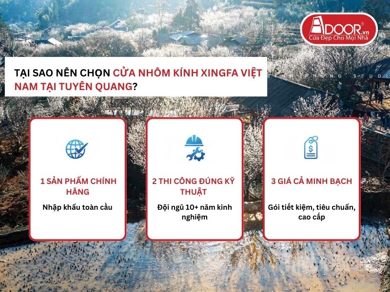 Lợi thế vượt trội của Adoor mang lại cho khách hàng Tuyên Quang