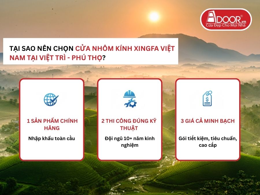 Lợi thế vượt trội của Adoor mang lại cho khách hàng Việt Trì