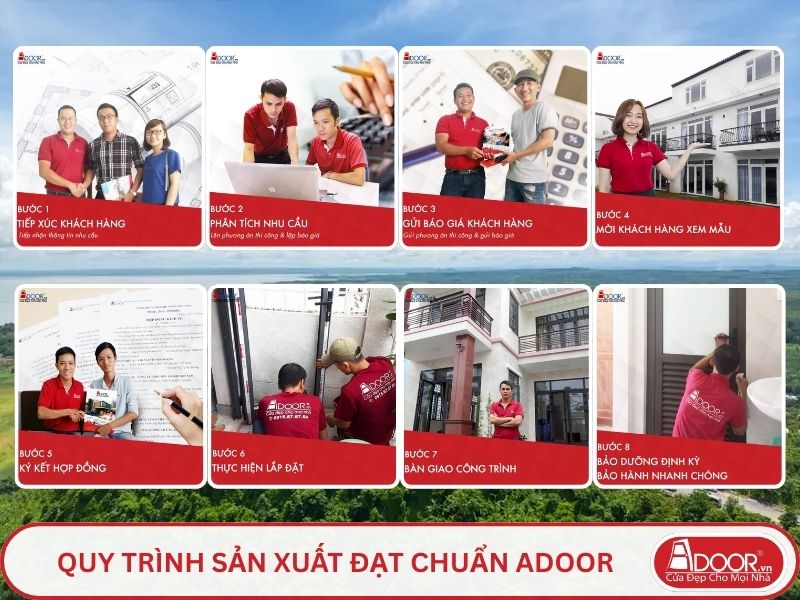Quy trình Adoor phục vụ khách hàng tại Biên Hòa