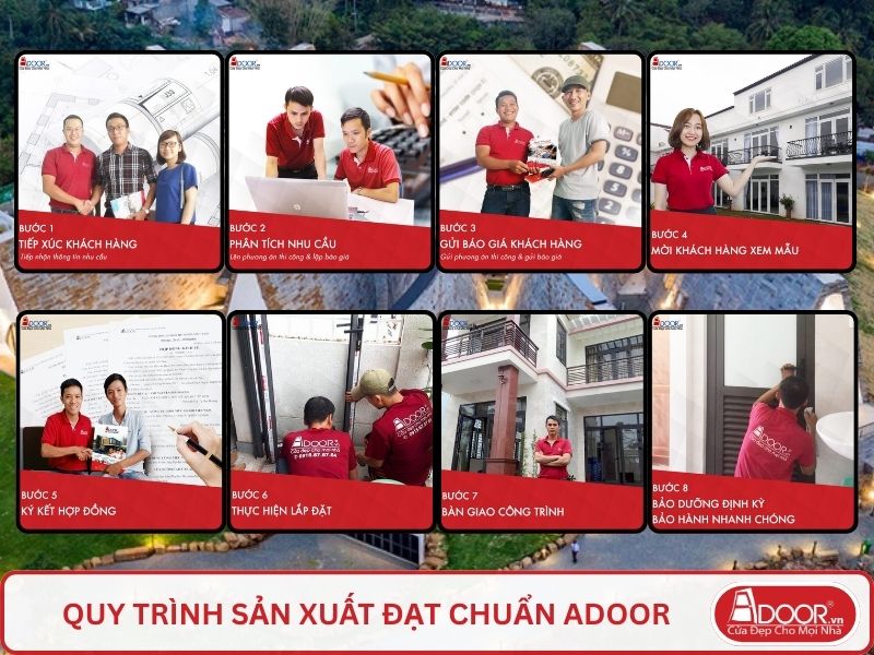 Quy trình Adoor phục vụ khách hàng tại Buôn Ma Thuột
