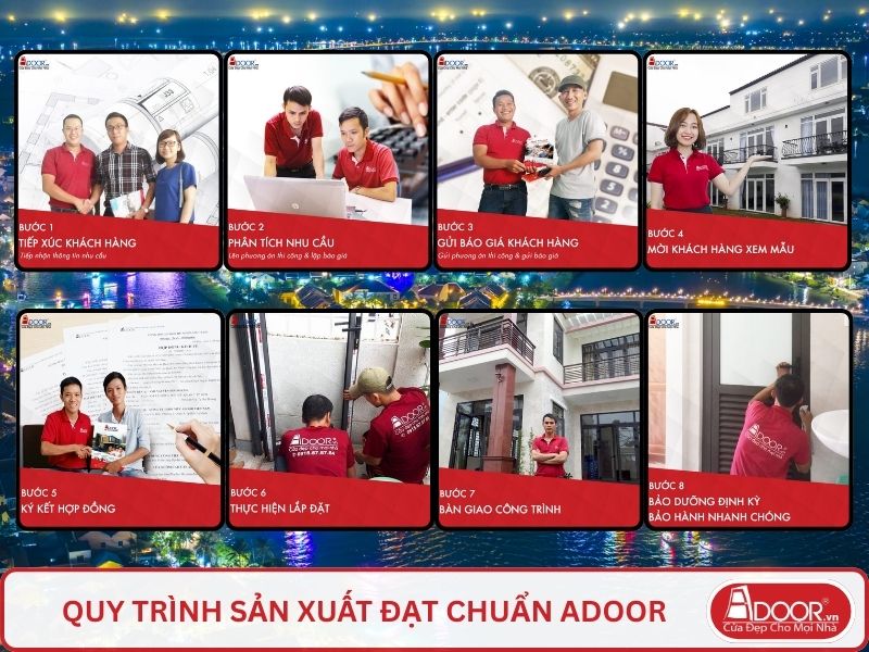 Quy trình Adoor phục vụ khách hàng tại Hội An