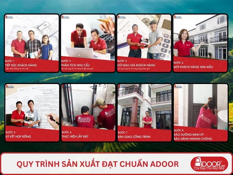 Quy trình Adoor phục vụ khách hàng tại Lào Cai