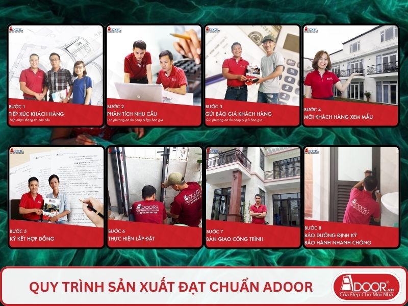 Quy trình Adoor phục vụ khách hàng tại Phan Rang
