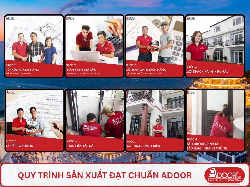 Quy trình Adoor phục vụ khách hàng tại Tây Ninh