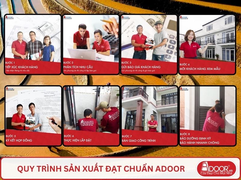 Quy trình Adoor phục vụ khách hàng tại Yên Bái