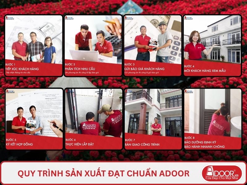 Quy trình Adoor phục vụ khách hàng tại