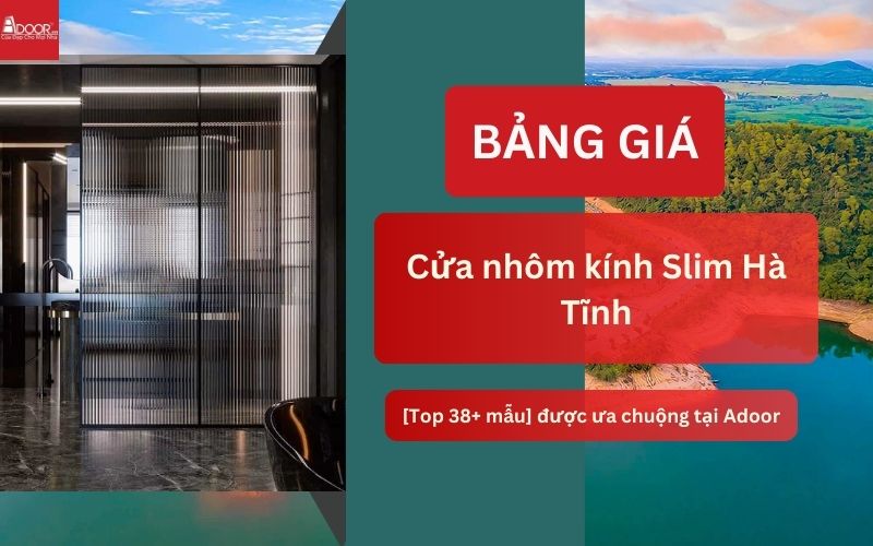cửa nhôm kính Slim Hà Tĩnh