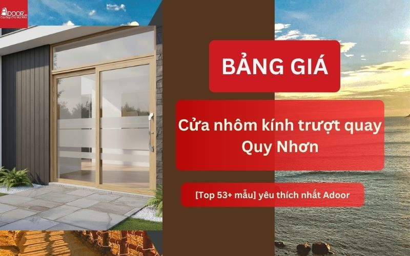 cửa nhôm kính trượt quay Quy Nhơn
