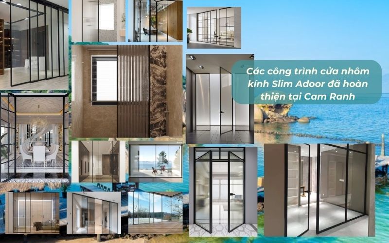 Những công trình thực tế thi công cửa nhôm Slim Cam Ranh tiêu biểu