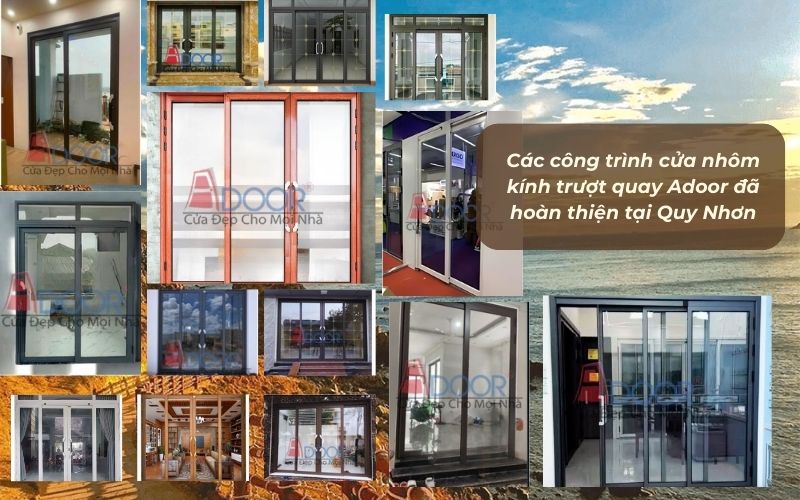 Hàng Ngàn Công Trình Cửa Nhôm Trượt Quay Quy Nhơn Đã Hoàn Thiện