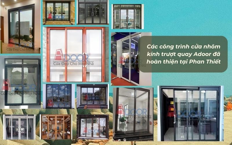 Adoor tự hào kiến tạo không gian mở panorama cho các resort cao cấp ven biển nhờ hệ thống Cửa Nhôm Kính Trượt Quay Phan Thiết đầy tinh tế.