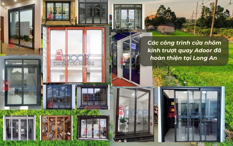 Những công trình thực tế đã thi công cửa nhôm kính trượt quay Long An Những công trình thực tế đã thi công cửa nhôm kính trượt quay Long An