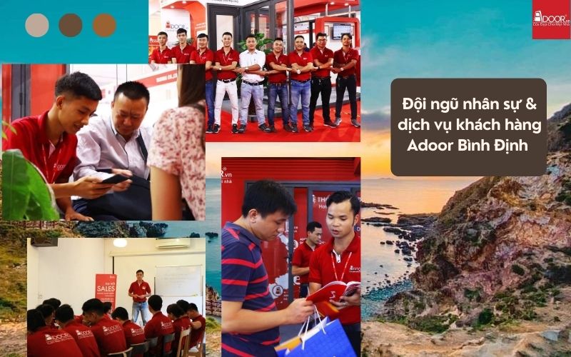 Đội ngũ nhân sự chuyên nghiệp – nền tảng vững chắc của cửa nhôm kính Slim Bình Định Adoor