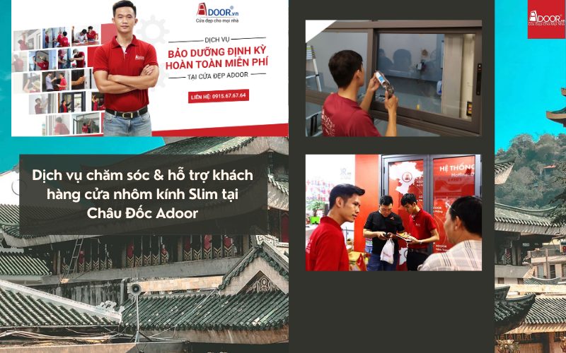 Sổ bảo hành, bảo dưỡng miễn phí và bảo hành đến 10 năm cho cửa nhôm kính Slim Châu Đốc (An Giang)