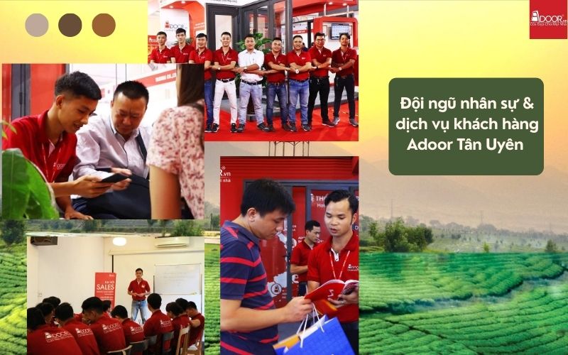 Đội ngũ nhân sự chuyên nghiệp và giải pháp cửa nhôm kính Slim Tân Uyên vượt trội từ Adoor