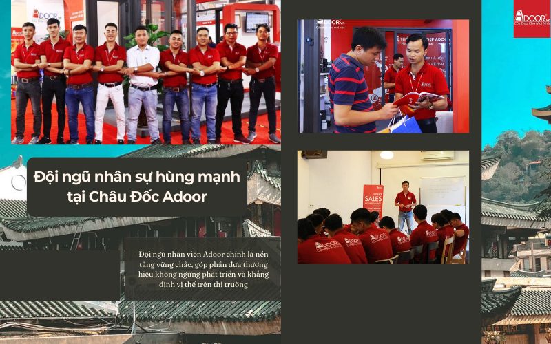 Đội Ngũ Nhân Sự Chuyên Nghiệp Và Tận Tâm Của Adoor Với Cửa Nhôm Kính Slim Châu Đốc