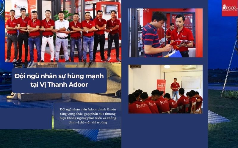 Đội ngũ nhân sự Adoor – nền tảng tạo nên chất lượng cửa nhôm kính Slim Vị Thanh