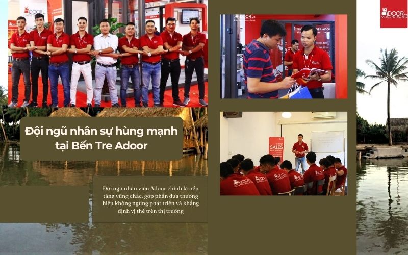Đội Ngũ Nhân Sự Chuyên Nghiệp Và Tận Tâm Của Adoor Với Cửa Nhôm Kính Slim Bến Tre