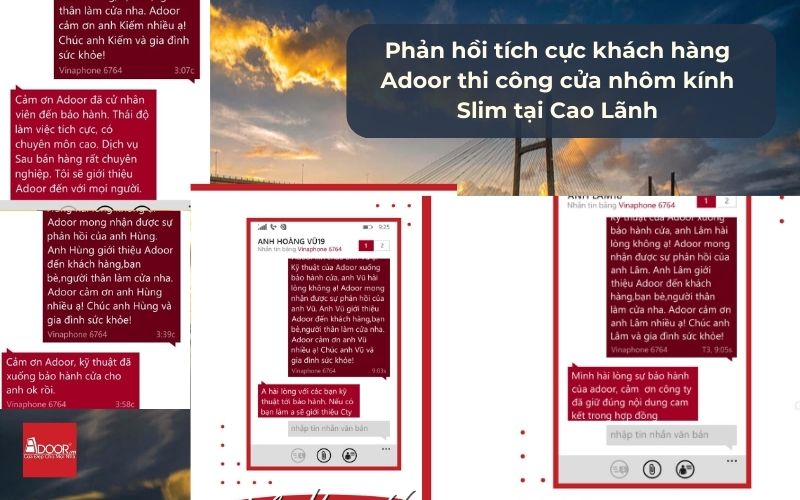 Người dân Cao Lãnh luôn hài lòng với tầm nhìn panorama rộng mở và nét tinh tế mà Cửa Nhôm Kính Slim Cao Lãnh của Adoor mang lại.
