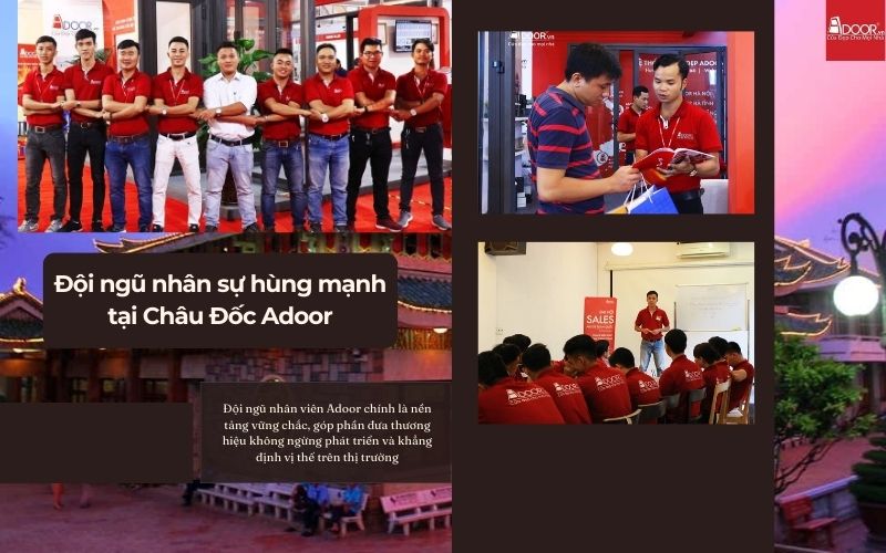 Đội ngũ nhân sự nòng cốt – "Linh hồn" tạo nên chất lượng cửa nhôm kính trượt quay Châu Đốc tại Adoor