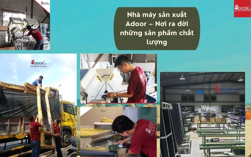Nhà máy tân tiến của Adoor chế tác nên những bộ Cửa Nhôm Kính Trượt Quay Phan Thiết có độ kín khít tuyệt đối, ngăn cát và gió biển hoàn hảo.