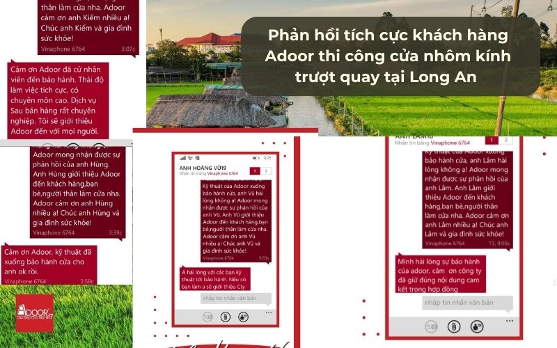 Phản hồi thực tế từ khách hàng về cửa nhôm trượt quay Long An Phản hồi thực tế từ khách hàng về cửa nhôm trượt quay Long An
