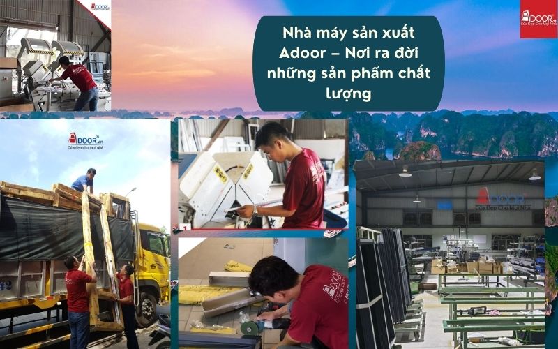 Hệ thống sản xuất hiện đại bậc nhất cung ứng cửa nhôm trượt quay Quảng Ninh