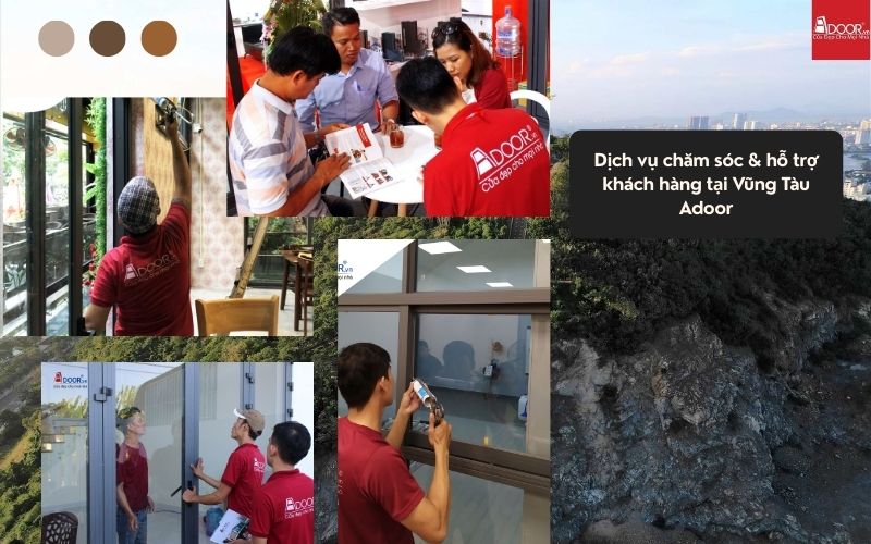 Quy trình phục vụ tận tâm – bàn giao mướt mắt cửa nhôm trượt quay Vũng Tàu
