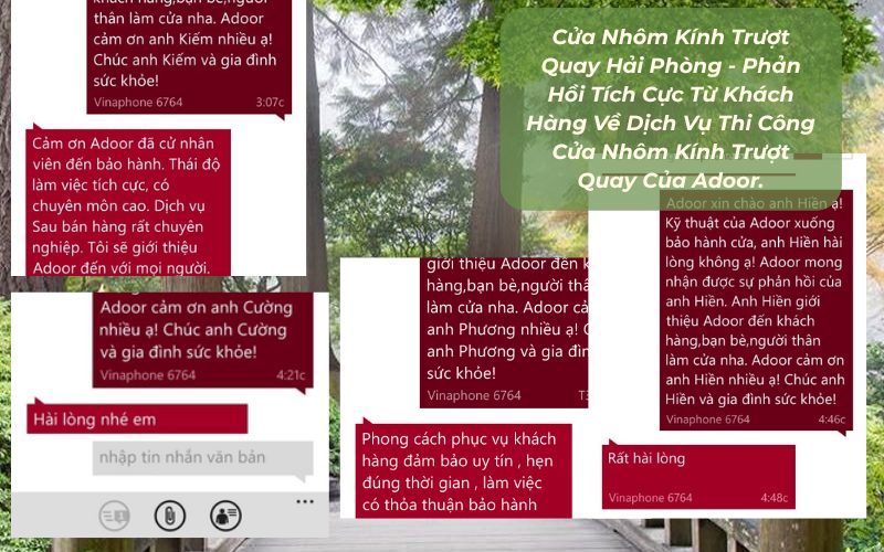 "Cửa vận hành quá mượt mà và sang trọng" là lời khen từ khách hàng đất Cảng dành cho giải pháp cửa nhôm kính trượt quay Hải Phòng của Adoor.