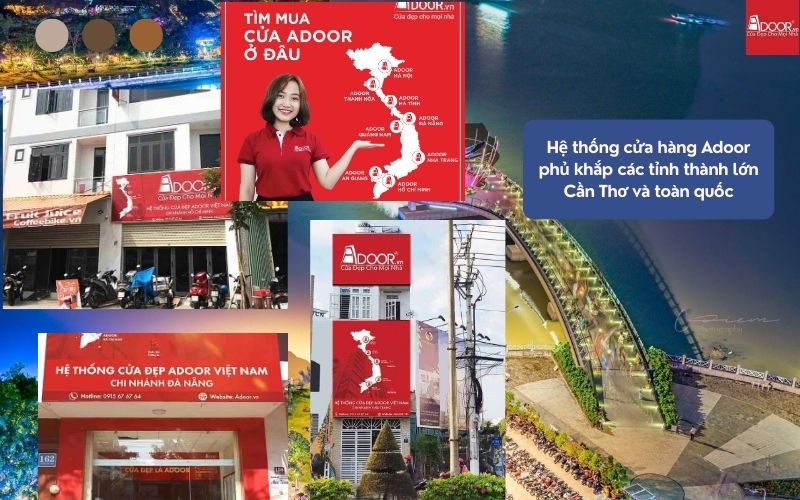 Hệ thống phân phối cửa nhôm kính Slim Cần Thơ rộng khắp và uy tín từ Adoor