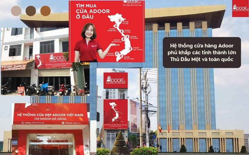 Hệ Thống Phân Phối Adoor – Đặt Cửa Nhôm Kính Slim Thủ Dầu Một Nhanh Chóng, Hàng Chính Hãng Đến Tận Công Trình