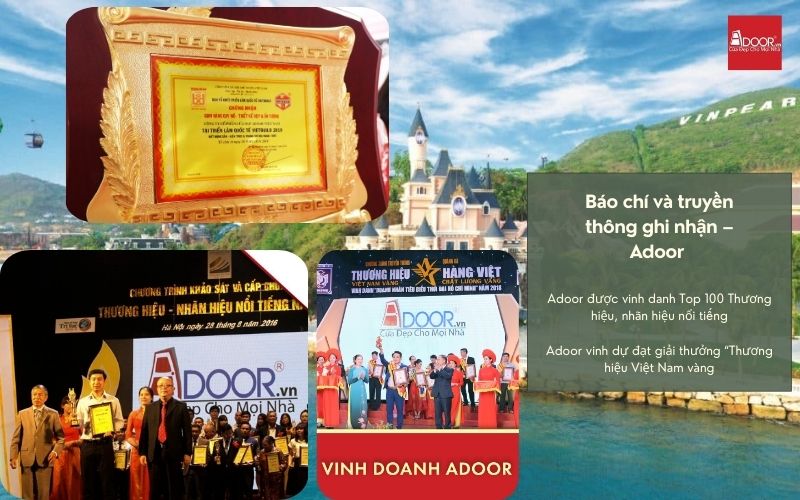Với hàng loạt giải thưởng thương hiệu uy tín, Adoor khẳng định vị thế dẫn đầu trong việc cung cấp giải pháp cửa nhôm kính Slim Nha Trang đẳng cấp.