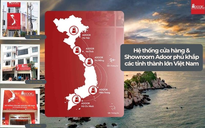 Trải Nghiệm Tiện Ích Tối Đa Cùng Hệ Thống Phân Phối Adoor: Dễ Dàng Sở Hữu Cửa Nhôm Kính Slim Bình Thuận Chính Hãng