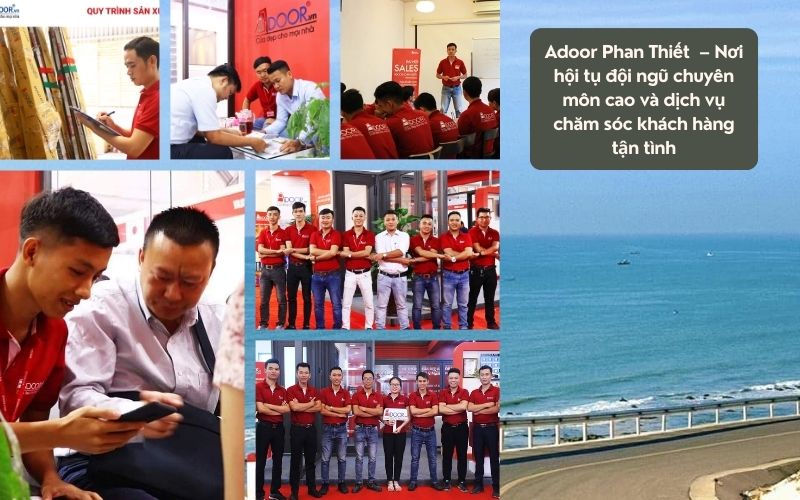 Kỹ thuật viên & tư vấn viên — Hai cánh tay nâng tầm giá trị thực của cửa nhôm kính Slim Phan Thiết